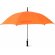Paraguas con mango de plástico apertura automática naranja barato
