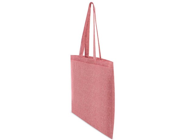 Bolsa jaspe algodón 130 gr rojo