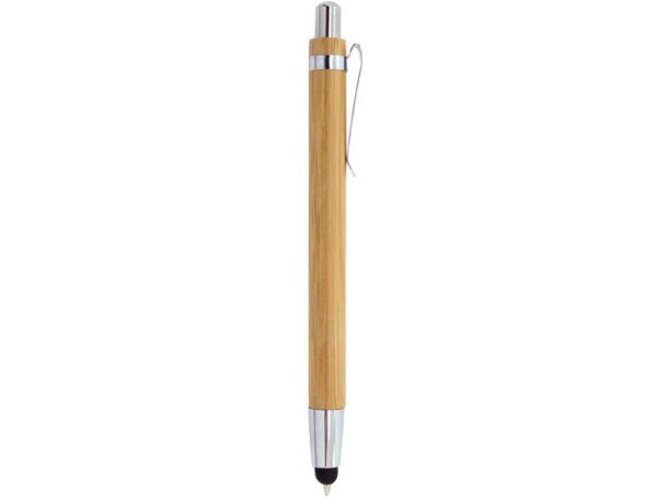 Boligrafo bambu con touch tico