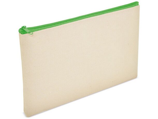 Neceser de algodón canvas Chirri verde