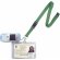 Lanyard doble de poliéster con enganche de hierro personalizado verde