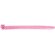 Regla flexible motivo gusanito personalizada rosa