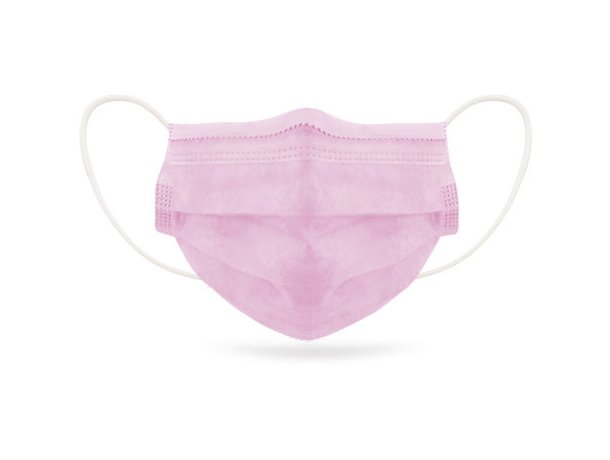 Mascarilla Quirúrgica para niños Rosa detalle 6