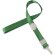 Lanyard con cierre ajustable verde