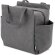 Bolsa nevera Yaky con interior aislante y bolsillos laterales Gris detalle 9