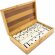 Juego de Domino en Caja Bambu Benidorm personalizado