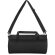 Bolsa deporte con zapatero Fitness en poliéster 100% Negro detalle 4