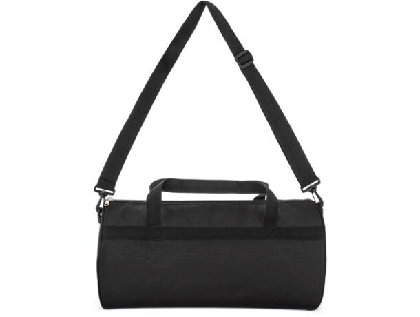 Bolsa deporte con zapatero Fitness en poliéster 100% Negro detalle 4