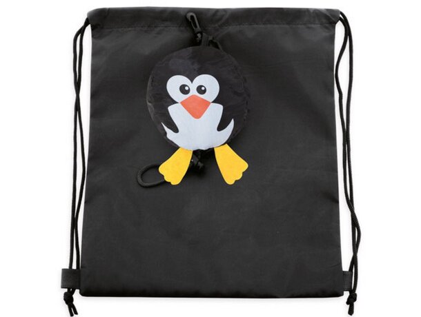 Mochila plegable pingüino