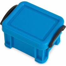Pastillero grande contenedor personalizado azul Pastillero grande contenedor personalizado azul