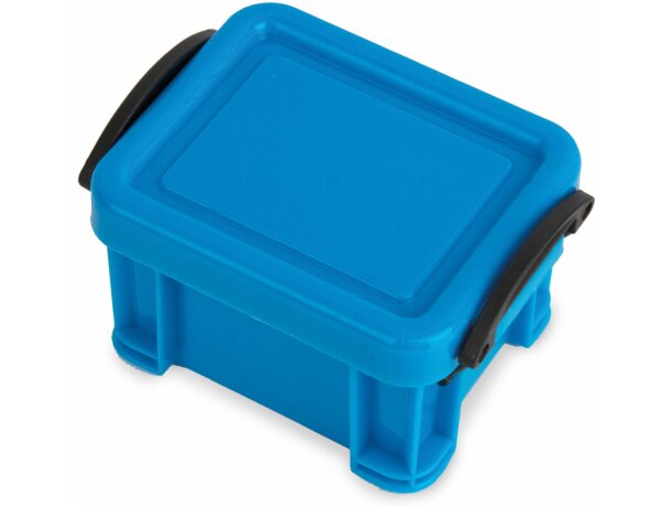 Pastillero grande contenedor personalizado azul Pastillero grande contenedor personalizado azul