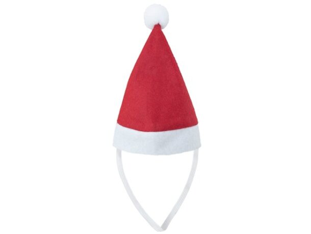 Gorro navideño Pipo ajustable en poliéster para mascotas detalle 3