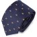 Corbata bordada con el escudo vasco detalle 1