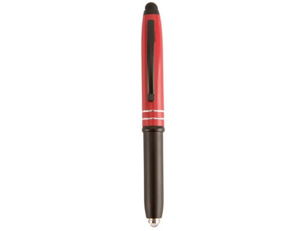 Boligrafo metalico touch ledhenry rojo