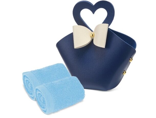 Set 5 bolsitos con toalla Coquette para eventos promocionales detalle 2