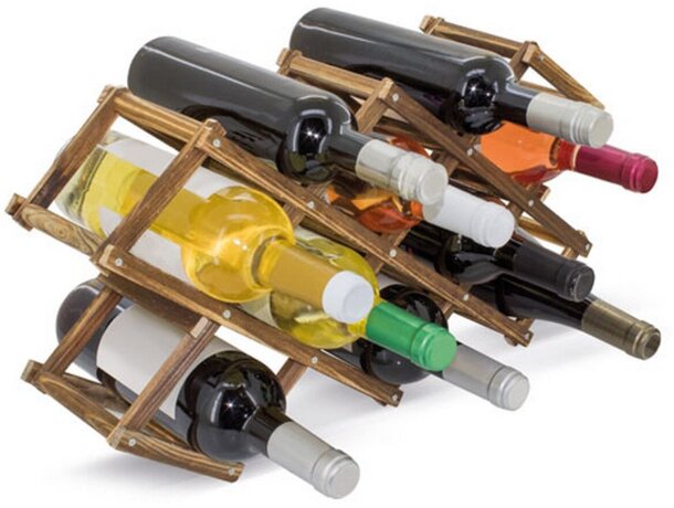 Botellero madera 10 botellas rak