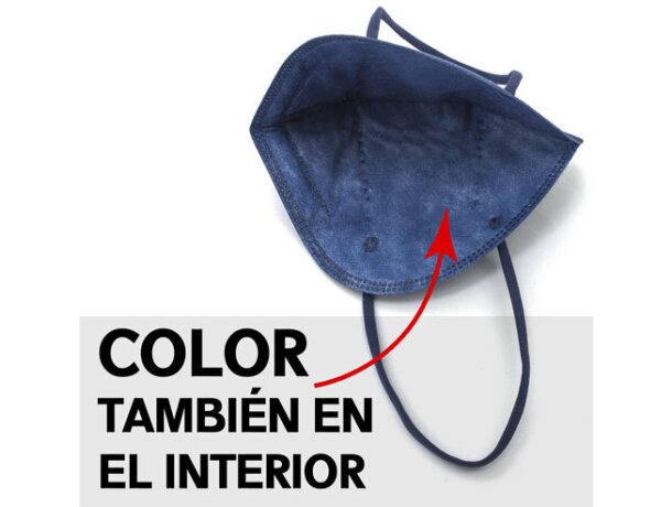 Mascarilla ultra proteccion de colroes ffp2 azul marino