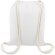 Bolsa mochila de algodón de color crudo Blanco