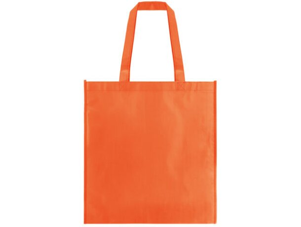 Bolsa non woven laminado mate Fern naranja