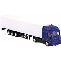 Camión tráiler de juguete personalizado azul