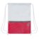 Bolsa mochila Luxory blanco/rojo