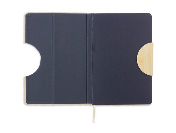 Cuaderno Talyx bambú RPET con base integrada para móvil detalle 4