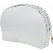 Neceser en tejido satinado blanco