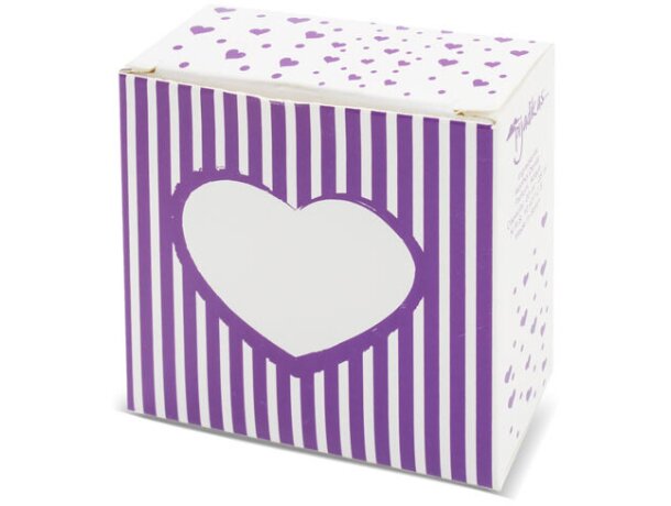 Perfumador de aluminio corazón fucsia