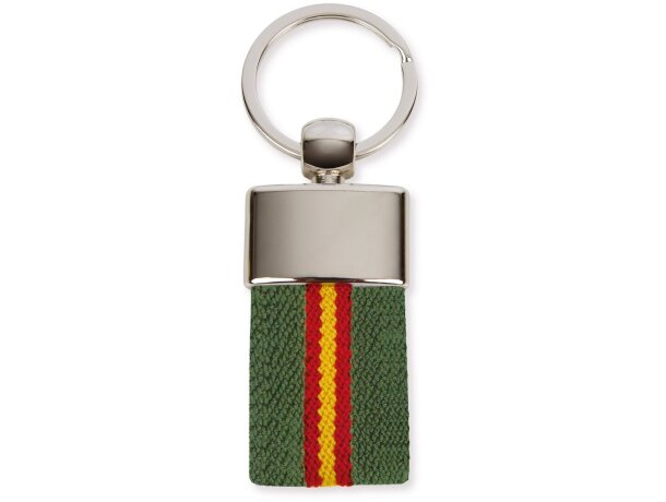 Llavero cinturon bandera Derex Verde militar detalle 12