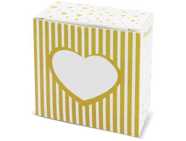 Perfumador de aluminio corazón oro