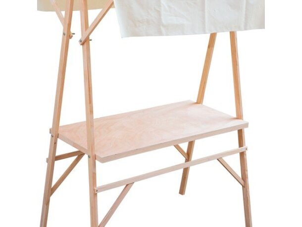 Caseta plegable para eventos Kolmar con estructura de madera detalle 1