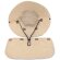 Sombrero ajustable Cairo de microfibra con sistema convertible Piedra detalle 5