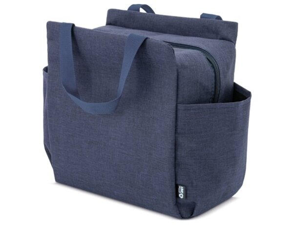 Bolsa nevera Yaky con interior aislante y bolsillos laterales Azul royal detalle 16