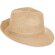 Sombrero de ala ancha blanco marron