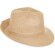 Sombrero de ala ancha en poliester marron