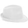 Sombrero con ala irregular blanco