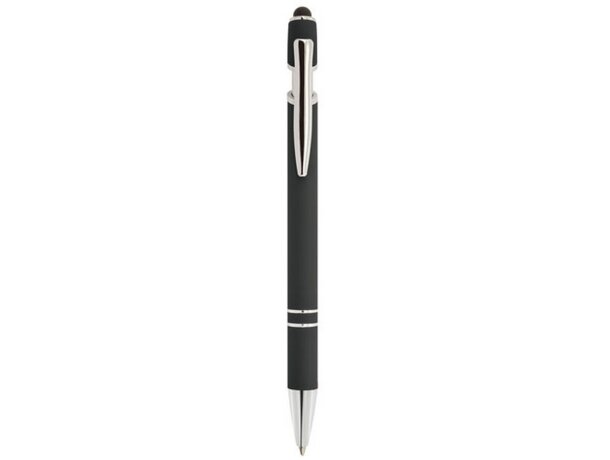 Boligrafo metalico con touch Atlanta negro