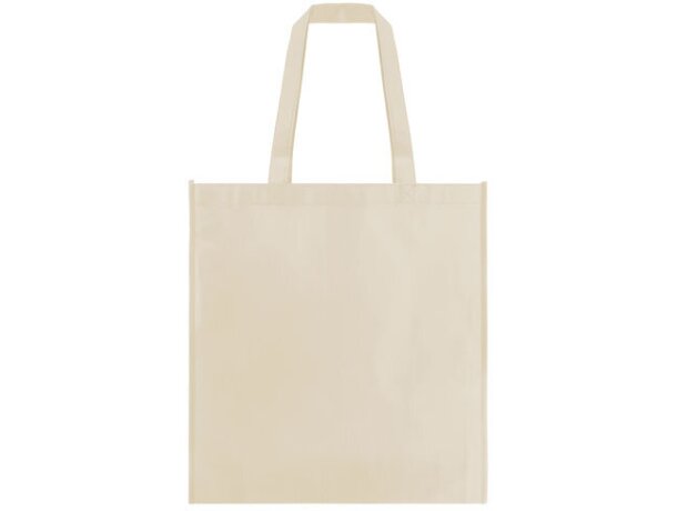 Bolsa non woven laminado color mate grabada crudo
