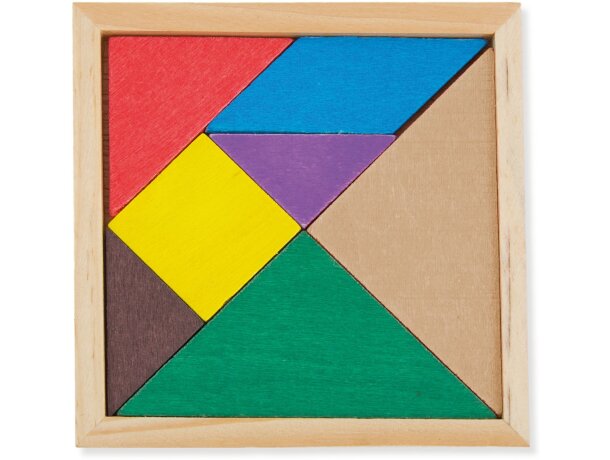 Puzzle de madera en colores personalizado Puzzle de madera en colores personalizado