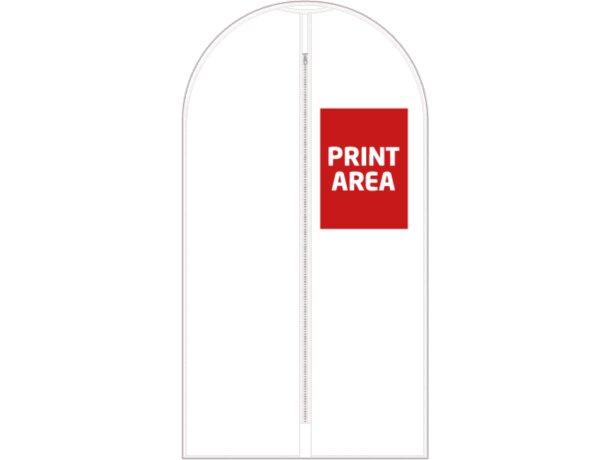 Portatraje promocional con cremallera non woven Fulton detalle 1