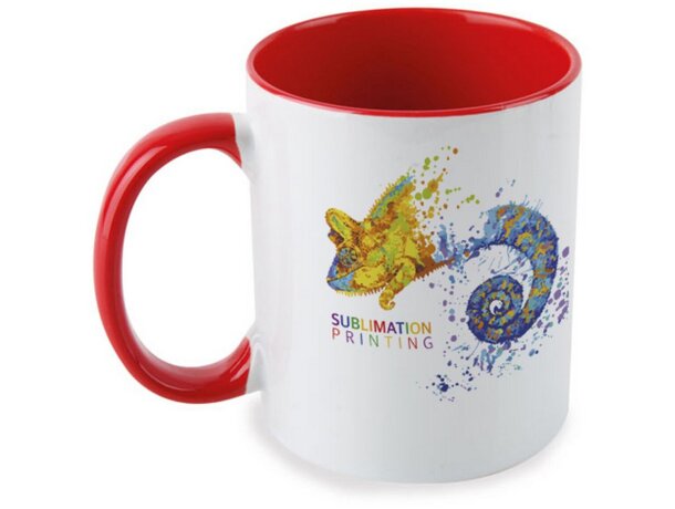 Mug sublimacion Cartagena rojo