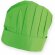 Gorro de cocina ligero y ajustable verde