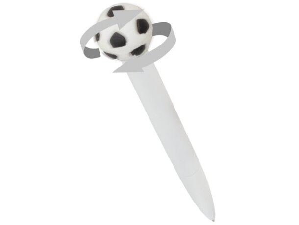 Bolígrafo antiestrés Campeonato con diseño de balón de fútbol detalle 2