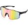 Gafas deportivas Olympia con protección UV400 y lentes espejo Negro