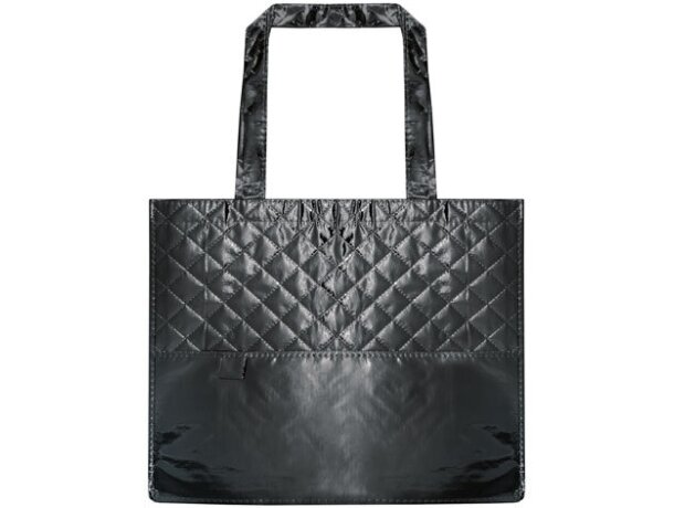 Bolsa elegante de non woven grabada negro