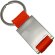 Llavero de metal barato naranja original