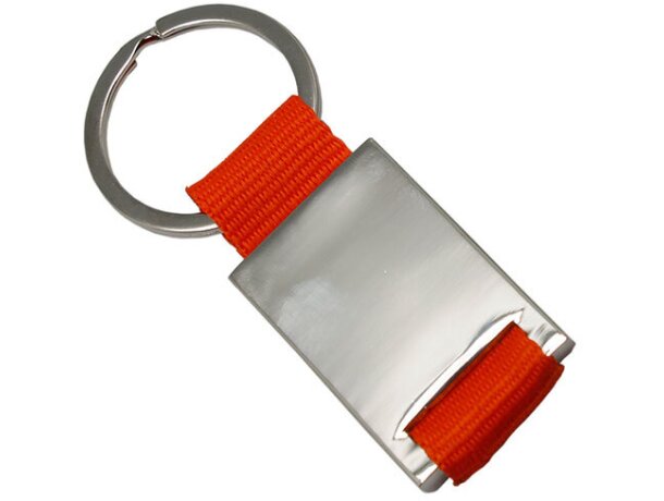 Llavero metalico nylon bl original naranja