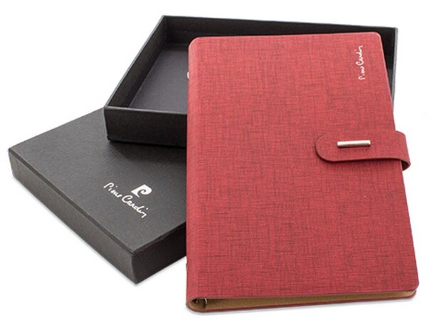 Notebook marigny Pierre Cardin rojo