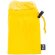 Poncho plegable Bross con bolsa rPET para campañas corporativas Amarilla detalle 2