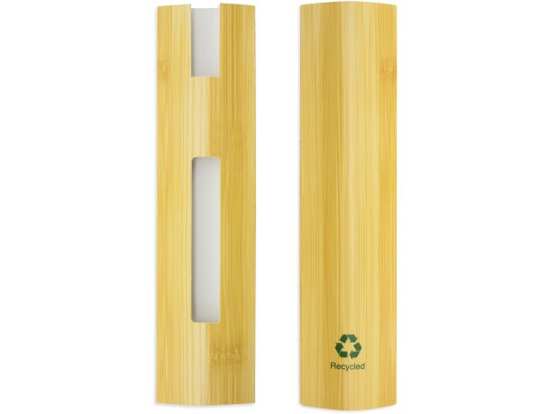 Estuche finish bambu Hanoi personalizado natural